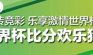 体彩世界杯猜比分玩法