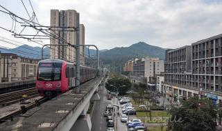 重庆地铁一号线线路图