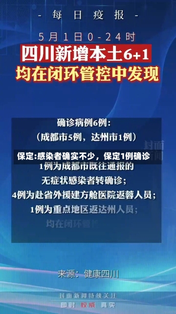 保定:感染者确实不少，保定1例确诊