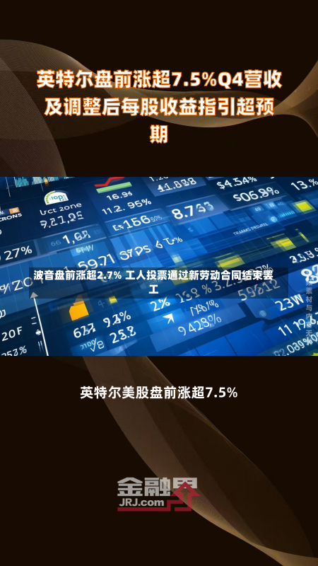 波音盘前涨超2.7% 工人投票通过新劳动合同结束罢工