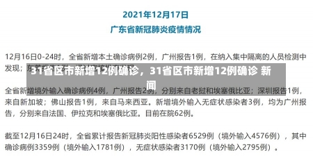 31省区市新增12例确诊，31省区市新增12例确诊 新闻