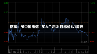 花旗：予中国电信“买入”评级 目标价5.1港元