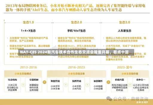 NAT-CES 2024新汽车技术合作生态交流会隆重开幕，看点十足