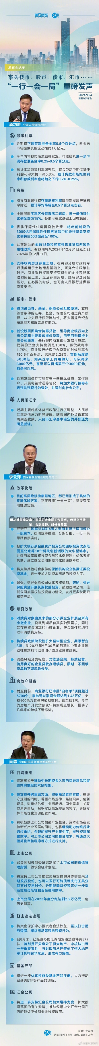 潘功胜重磅发声！事关五大金融工作重点，包括货币政策、金融监管、对外开放等