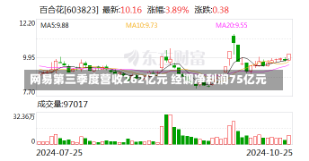 网易第三季度营收262亿元 经调净利润75亿元