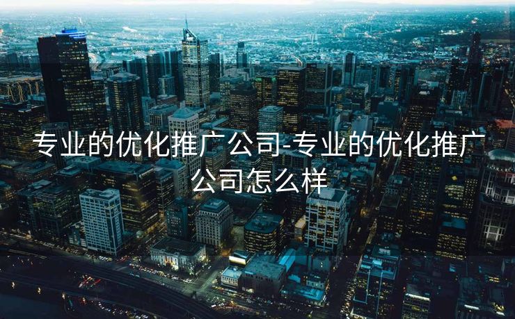专业的优化推广公司-专业的优化推广公司怎么样 专业的优化推广公司-专业的优化推广公司怎么样