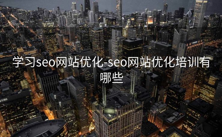 学习seo网站优化-seo网站优化培训有哪些 学习seo网站优化-seo网站优化培训有哪些