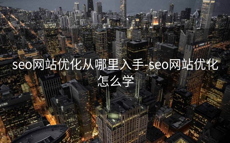 seo网站优化从哪里入手-seo网站优化怎么学 seo网站优化从哪里入手-seo网站优化怎么学