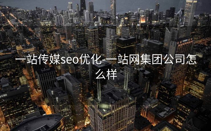 一站传媒seo优化-一站网集团公司怎么样 一站传媒seo优化-一站网集团公司怎么样