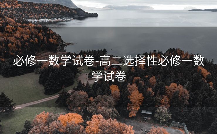 必修一数学试卷-高二选择性必修一数学试卷 必修一数学试卷-高二选择性必修一数学试卷